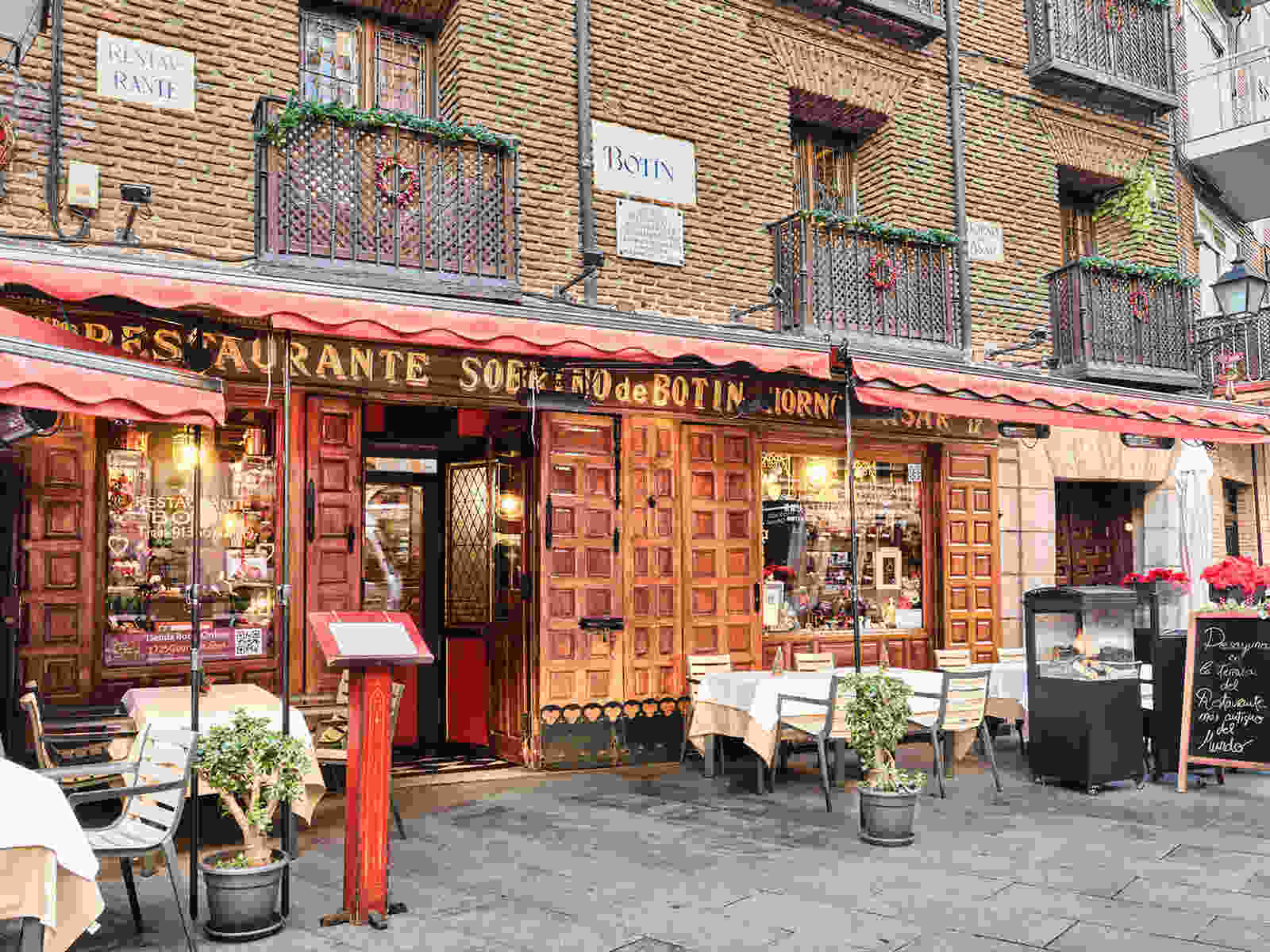 Fachada del Restaurante Botín