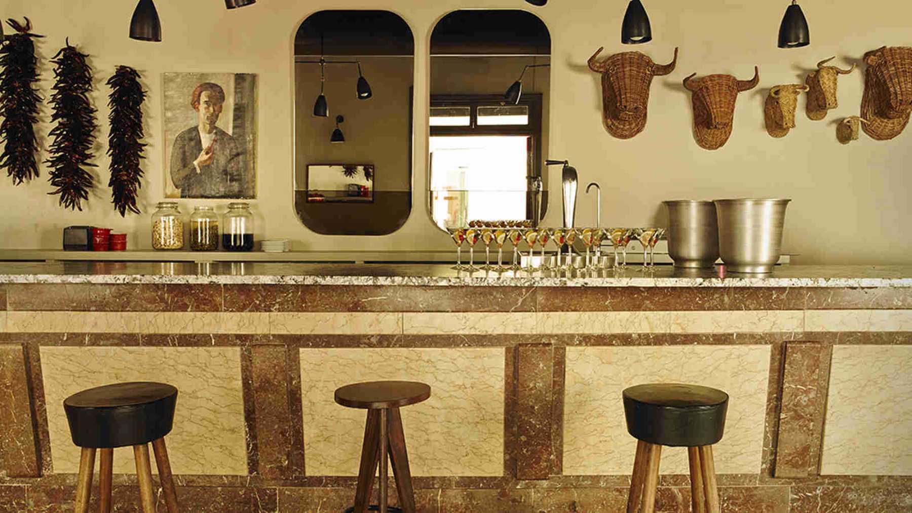 Barra del restaurante Celso y Manolo
