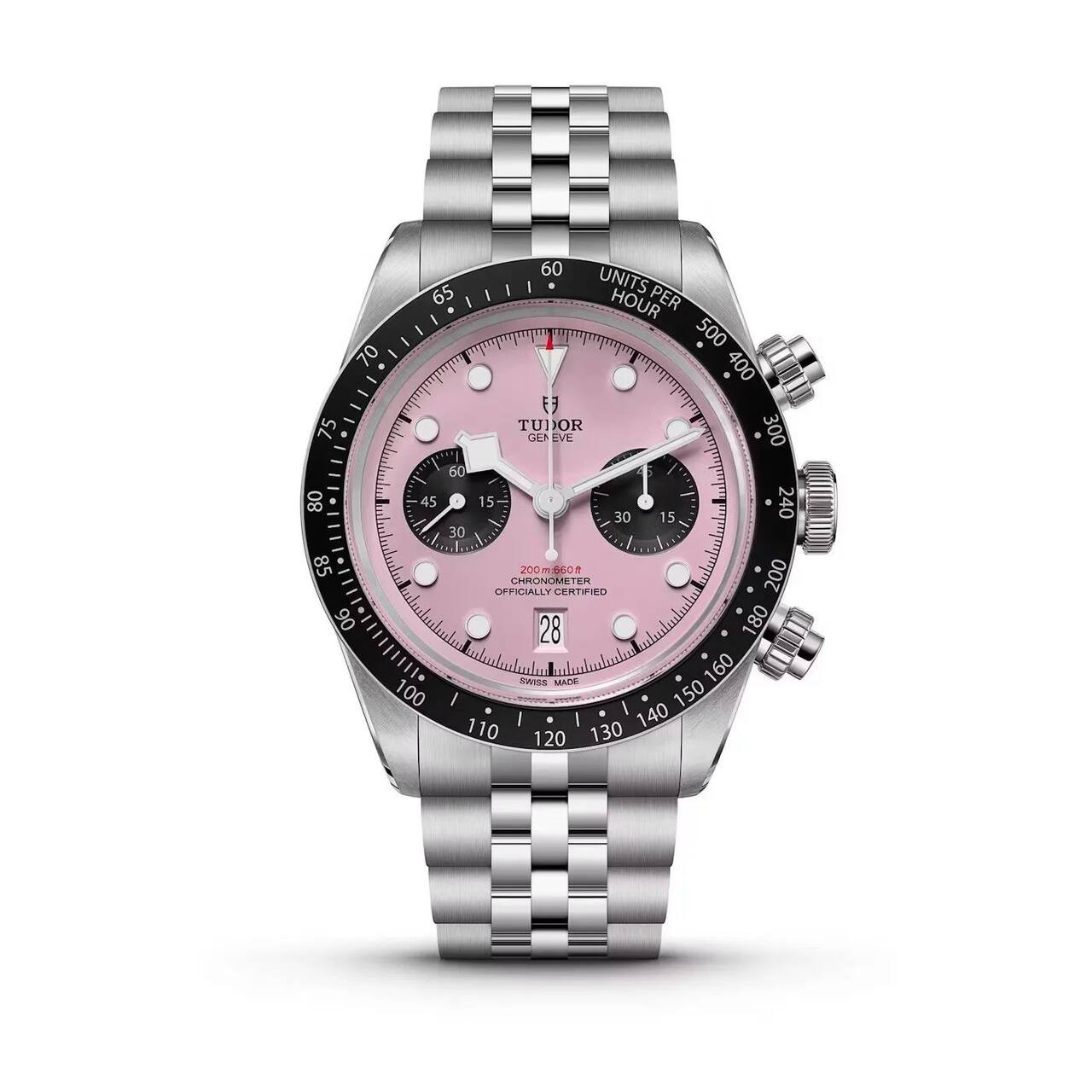esfera reloj verano rosa