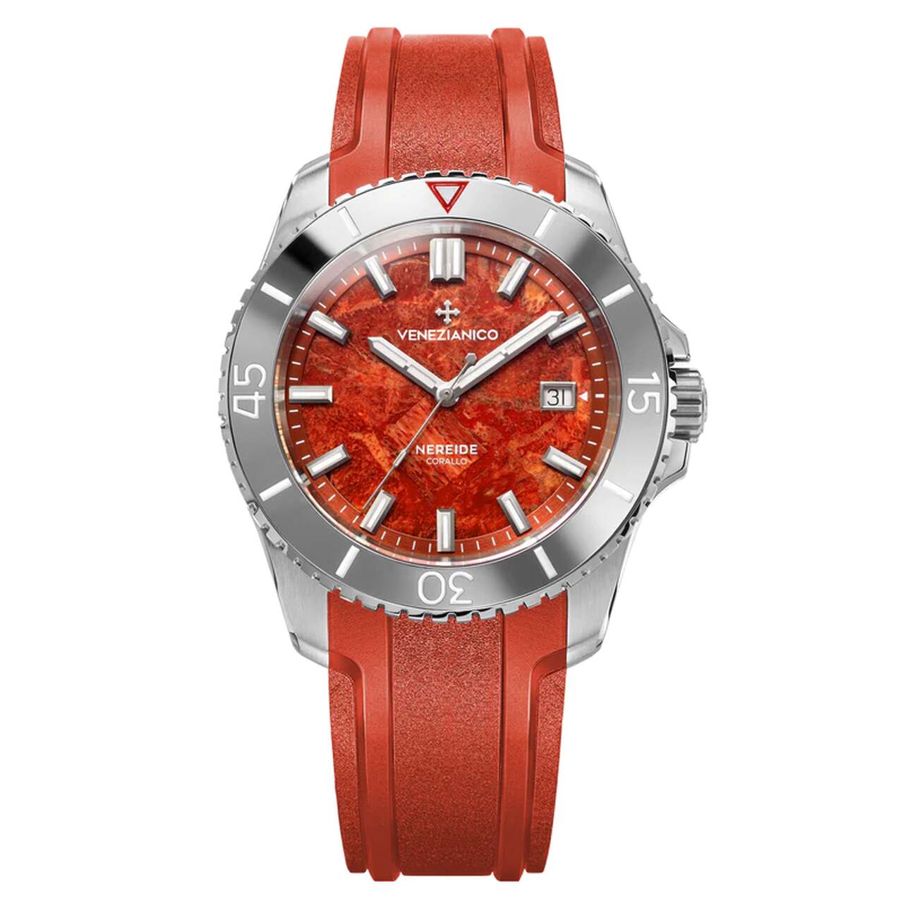 esfera reloj verano rojo