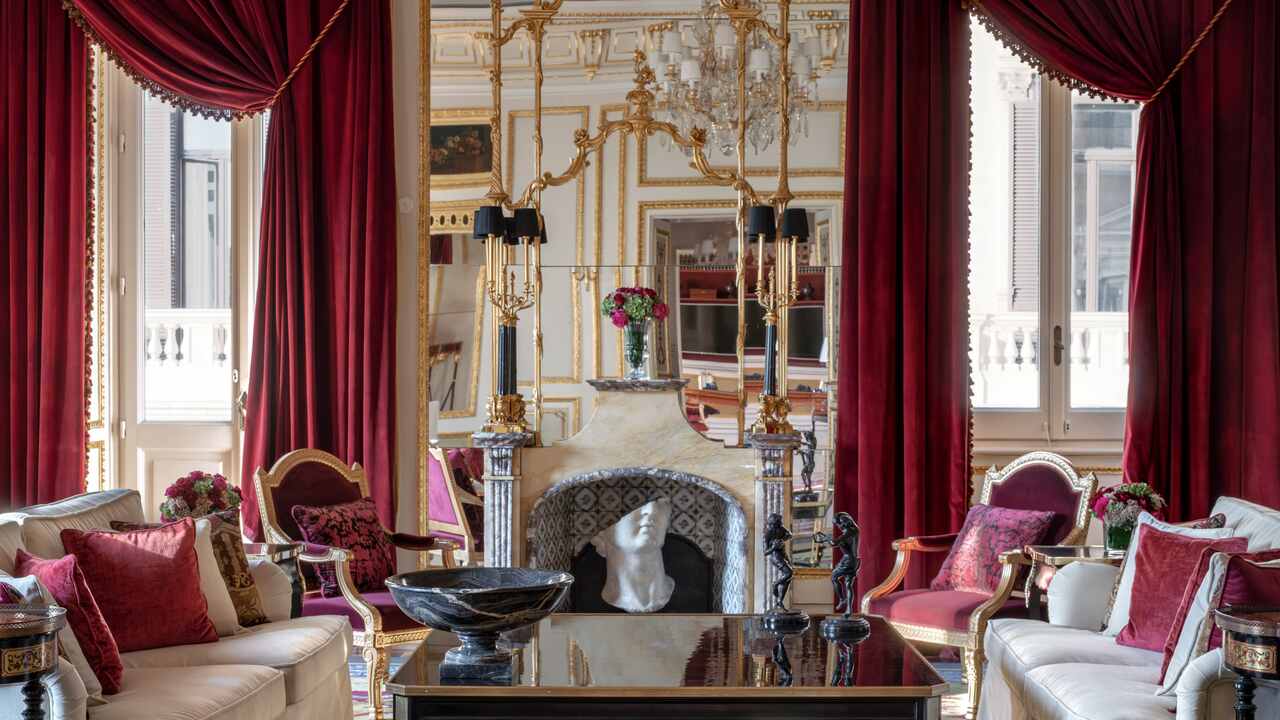 sala estar hotel italia lujo