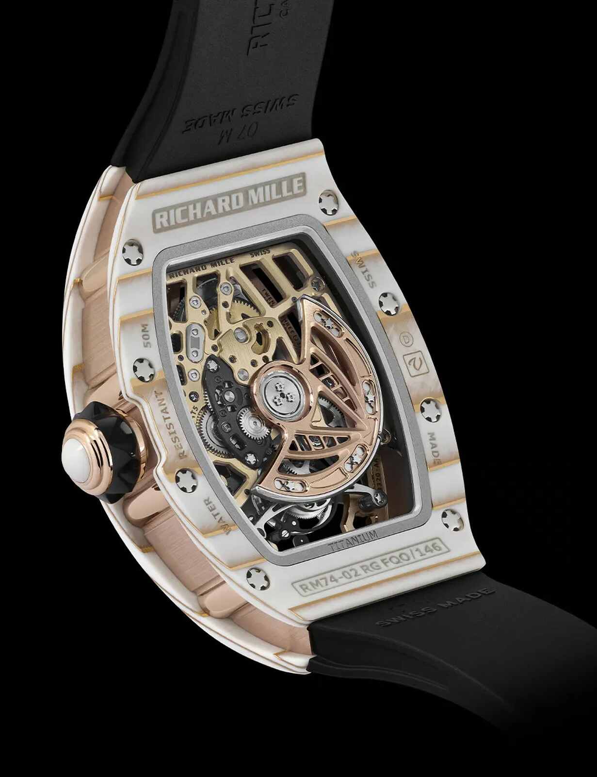 Trasera del reloj de Richard Mille