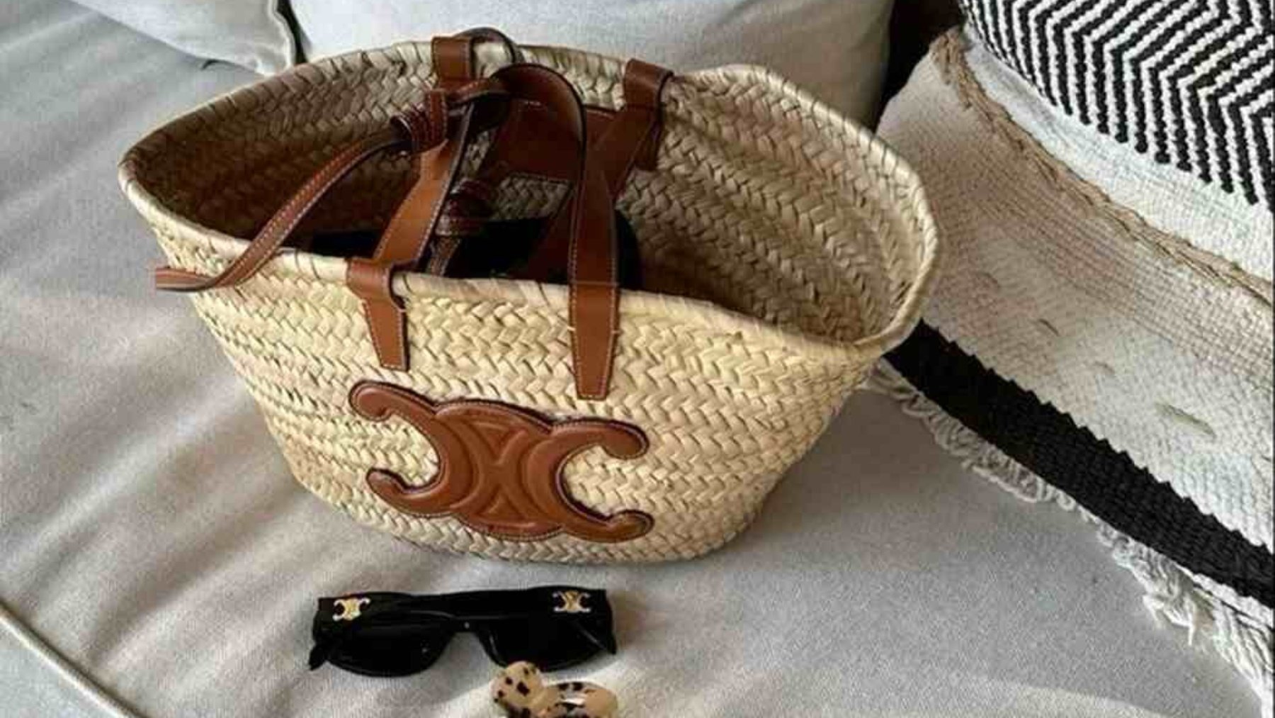 bolsos de rafia para verano