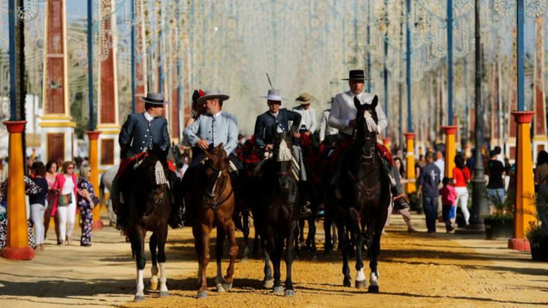 Caballos en la Feria de Jerez