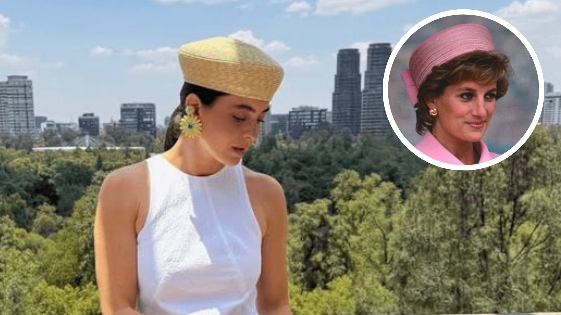 El sombrero que llevaba Lady Di es de absoluta tendencia, favorece a las 20 y también a las 50