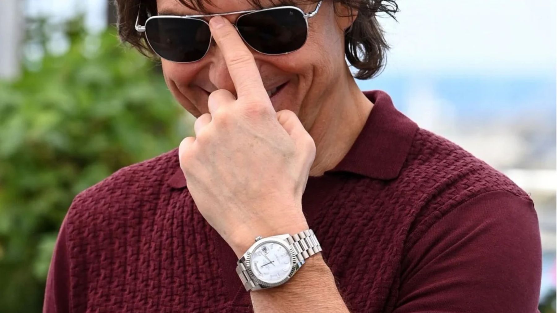 Tom Cruise con un Rolex