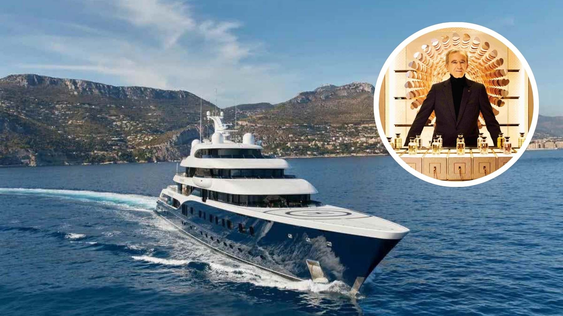 Yate de Bernard Arnault en el Gran Premio de Mónaco