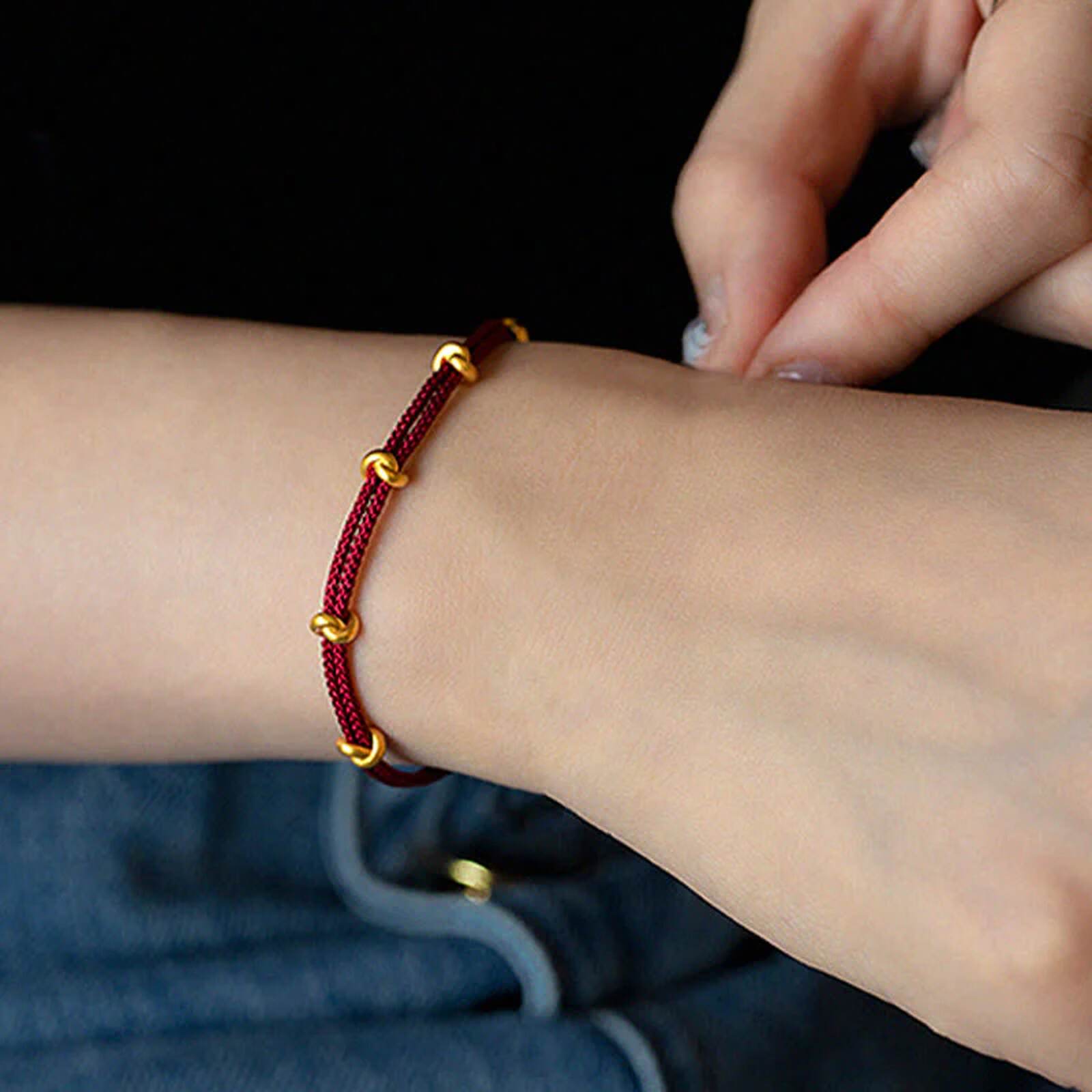 Pulsera de siete nudos de Buddha Stones