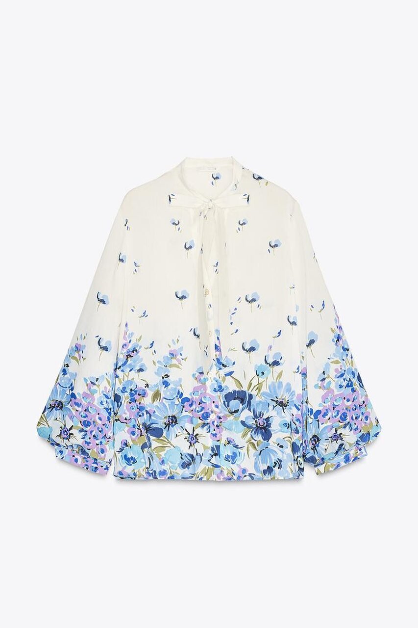 blusa lazada al cuello