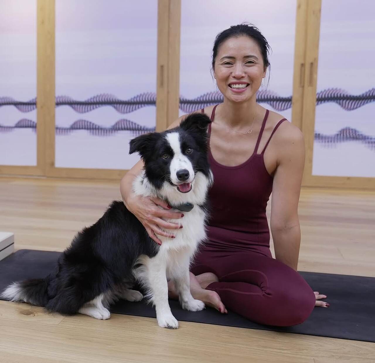 profesora de yoga