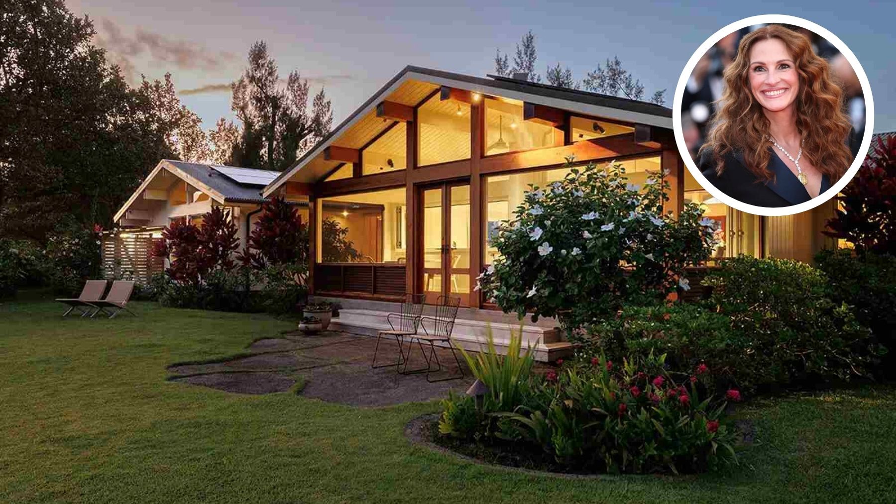 Fachada de la casa de Hawái de Julia Roberts