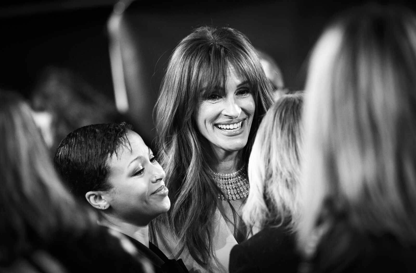 Julia Roberts en blanco y negro