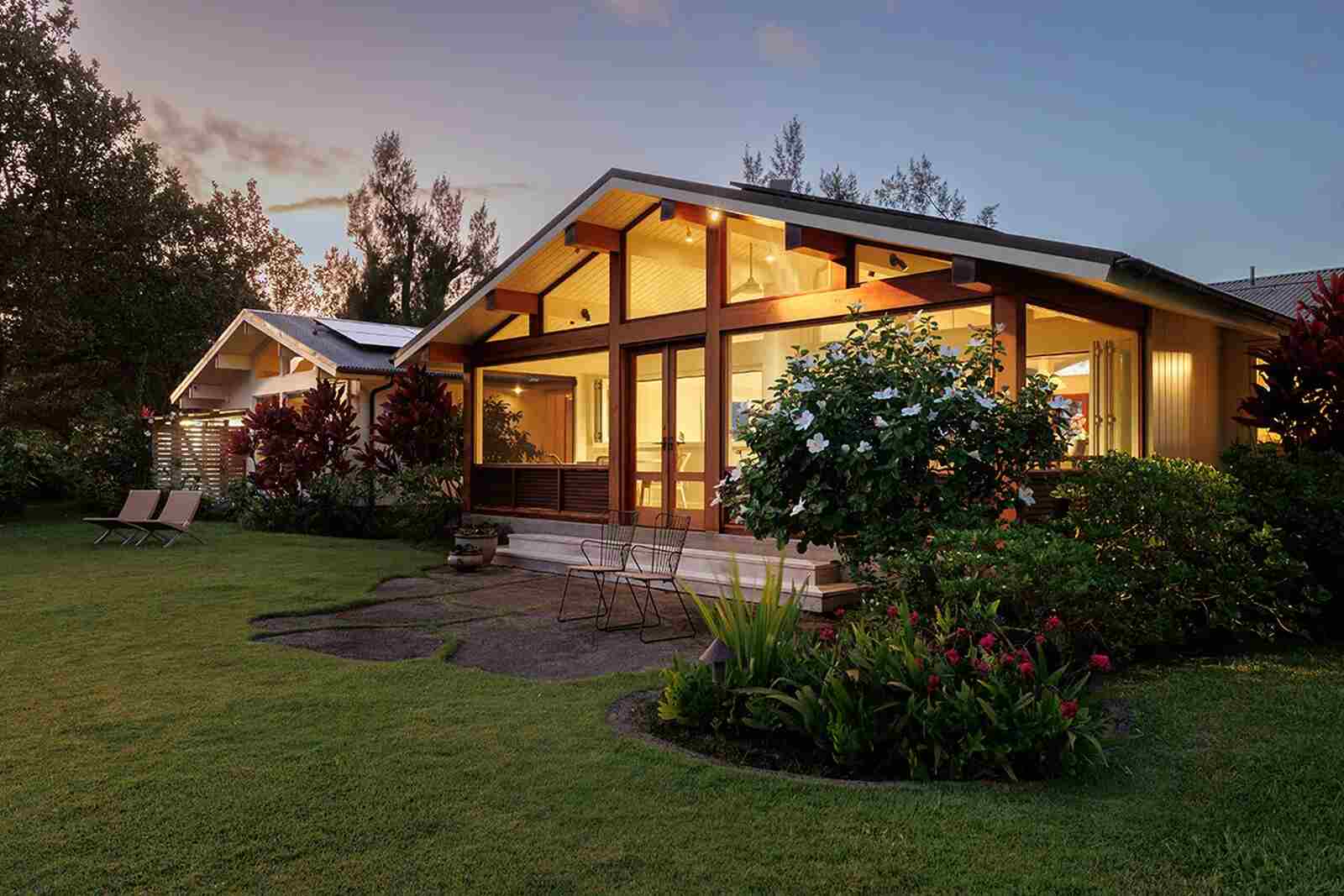 Fachada de la casa de Julia Roberts en Hawái
