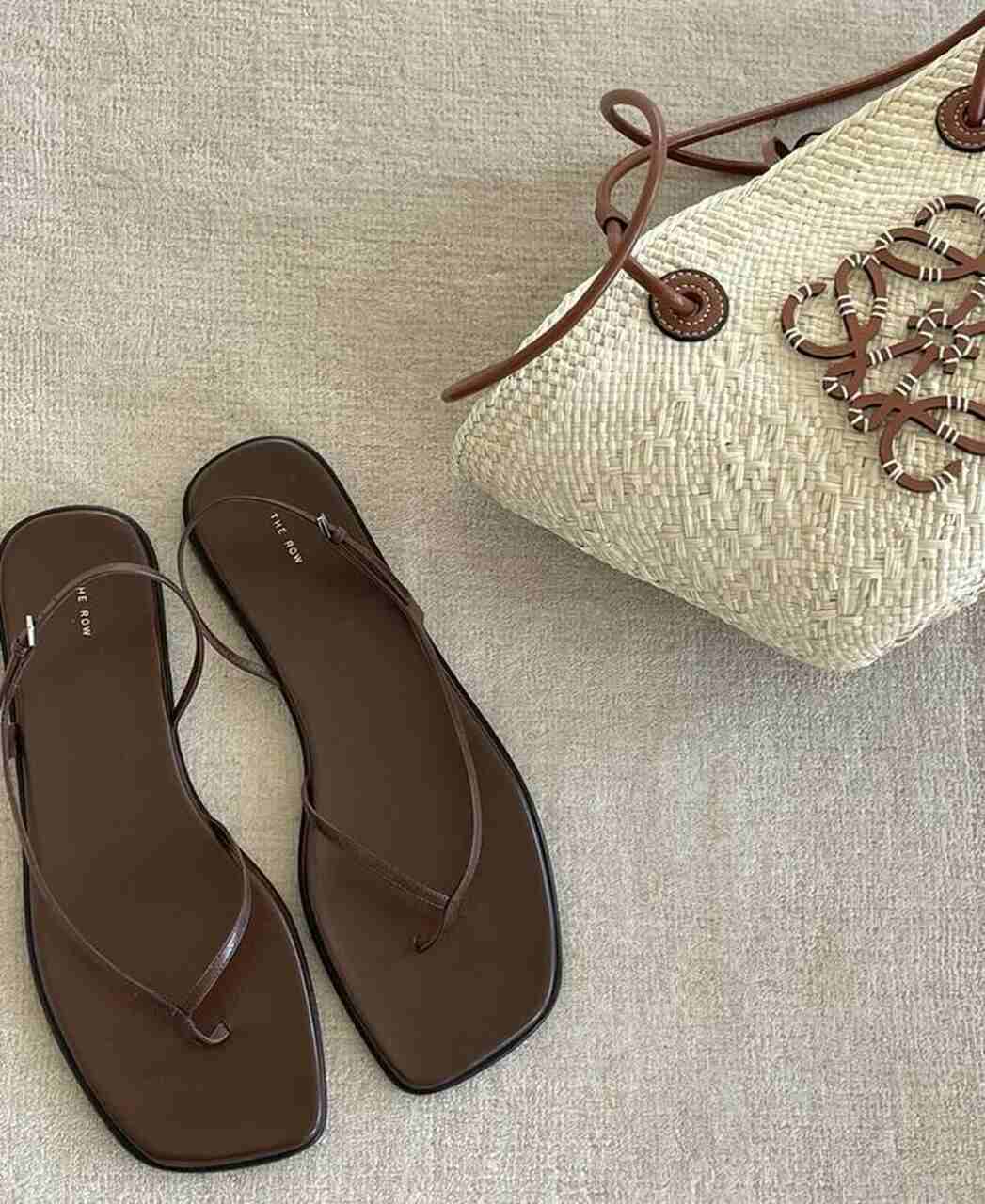 chanclas de cuero