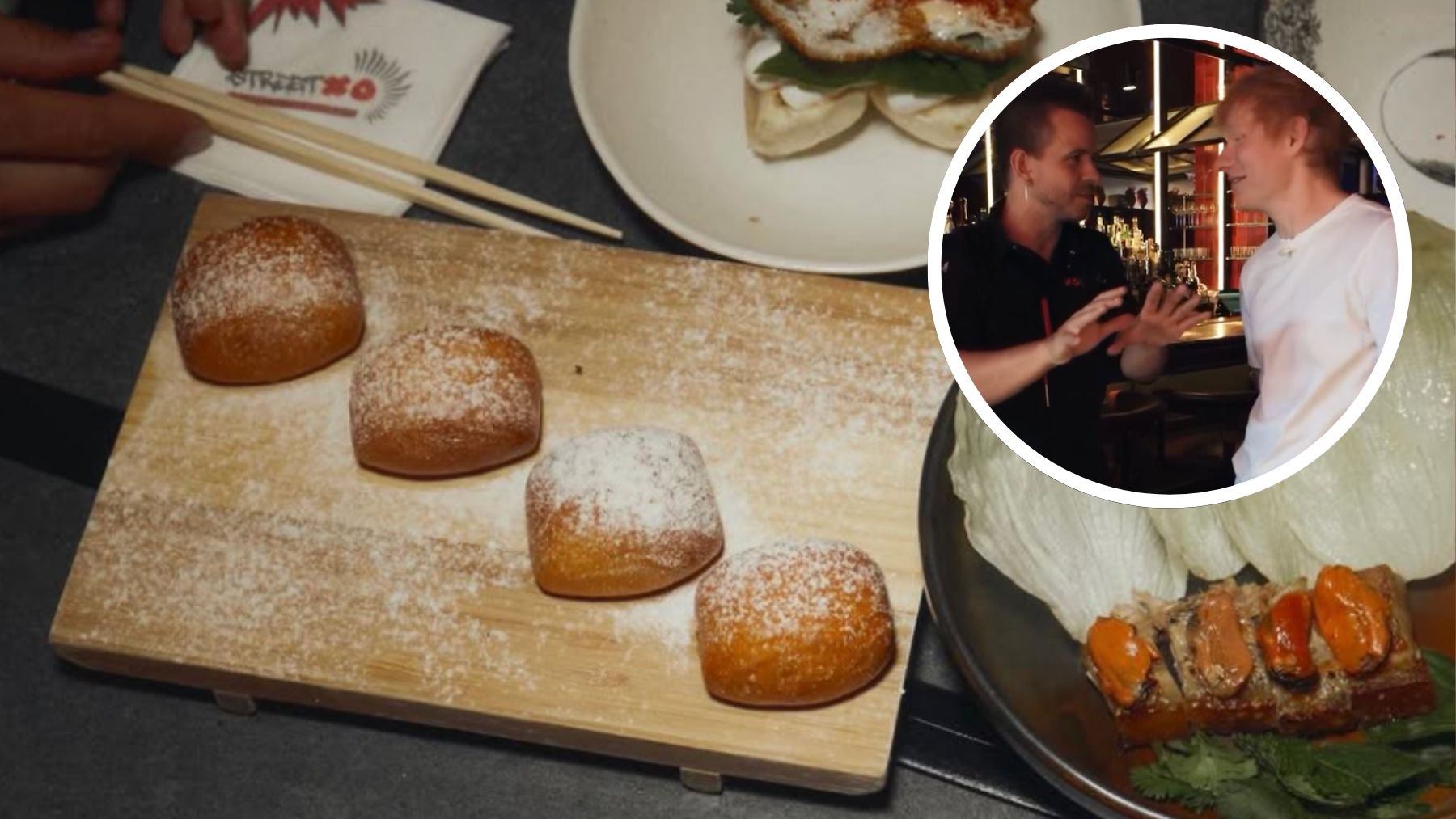 Ed Sheeran pone broche final a su paso por Madrid con las croquetas de Dabiz Muñoz: “Increíbles”