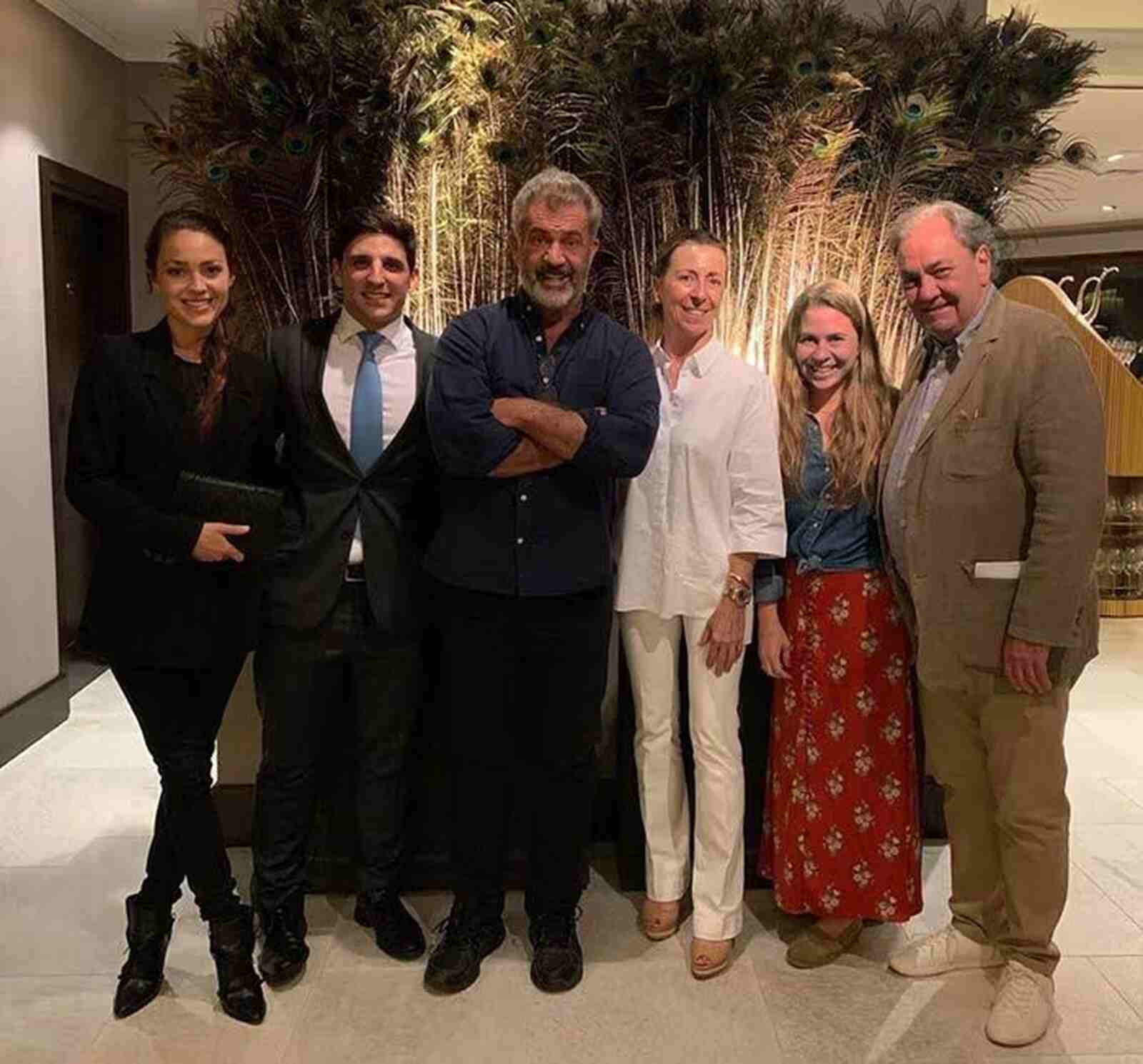 Mel Gibson en el restaurante de Martín Berasategui