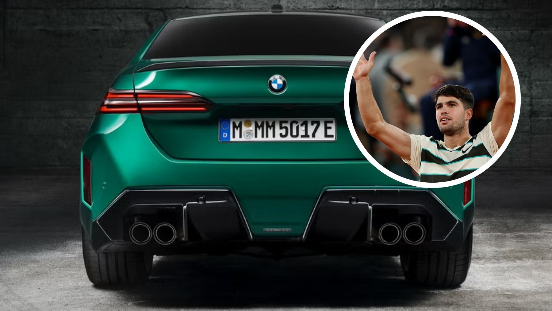 Carlos Alcaraz coche BMW
