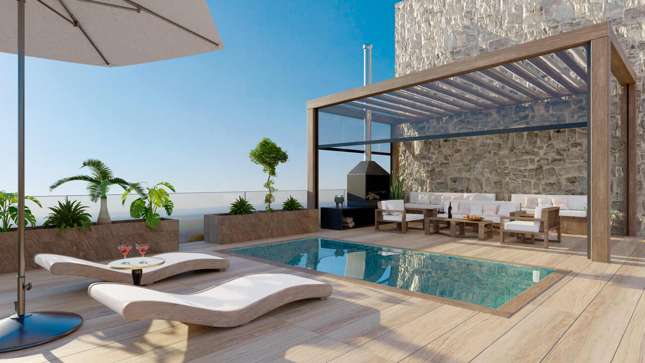 suelo de madera terraza