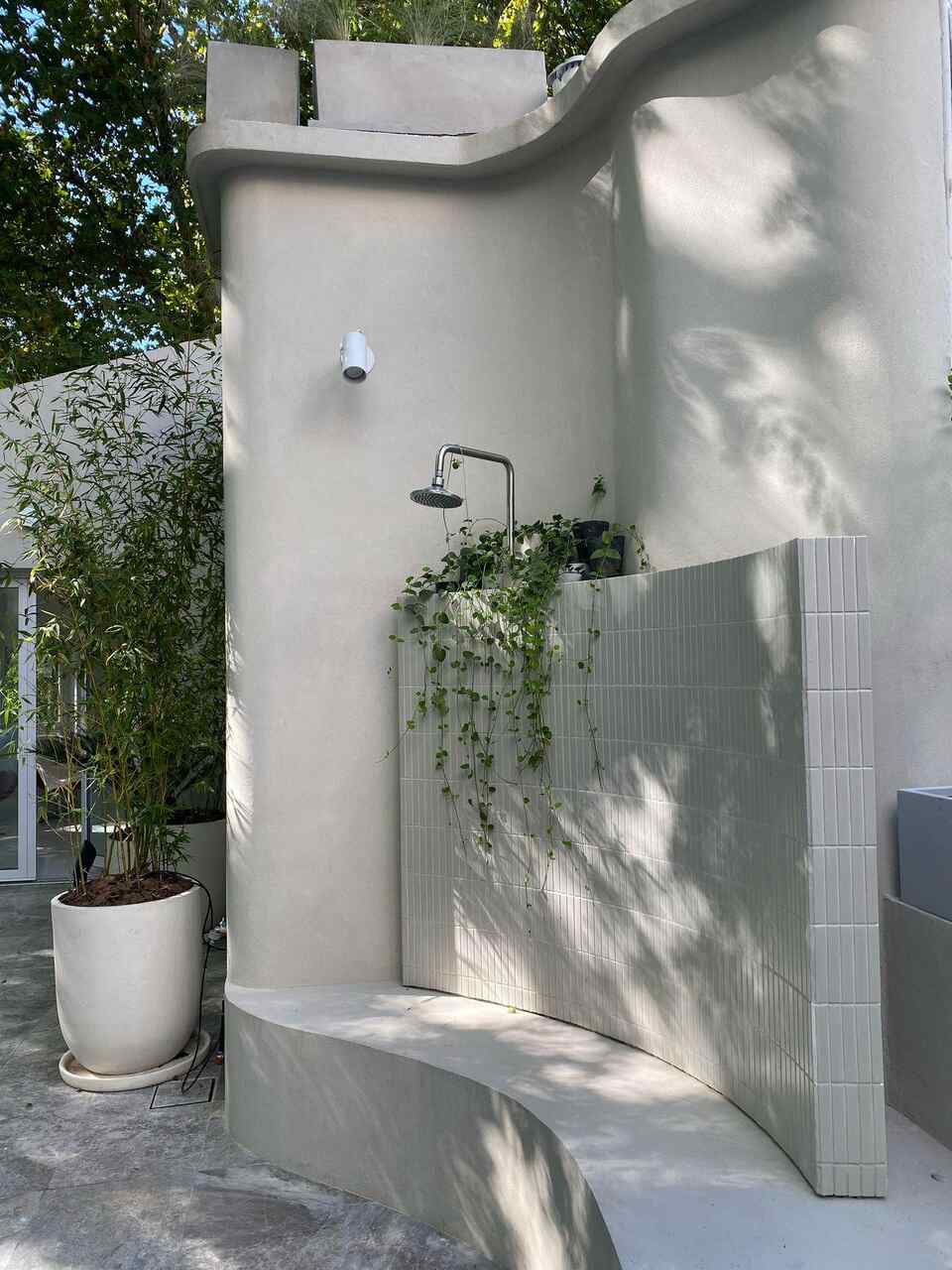 ducha terraza oasis urbano