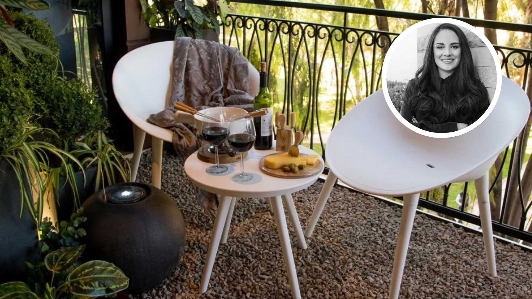 Mariana Paccieri, arquitecta: «Crea un oasis en tu terraza mezclando vegetación, madera, piedra y agua»