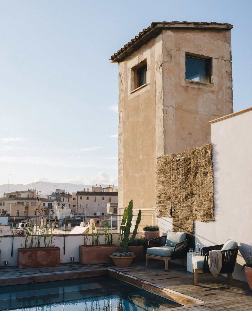 hotel centro de Palma de Mallorca terraza rooftop
