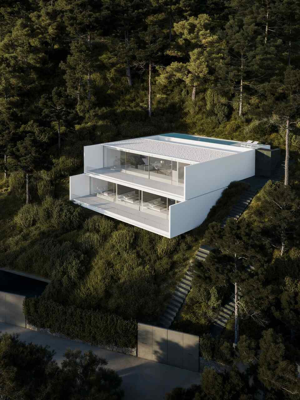 mansion lujo ibiza arquitectura roca integrativa