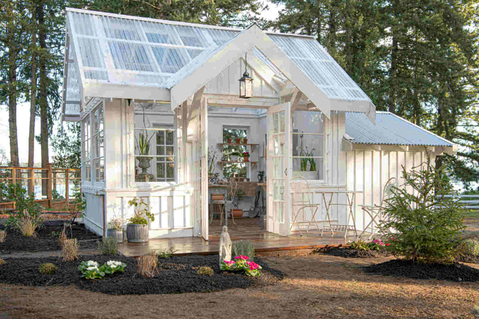 Casita huerto en Canadá