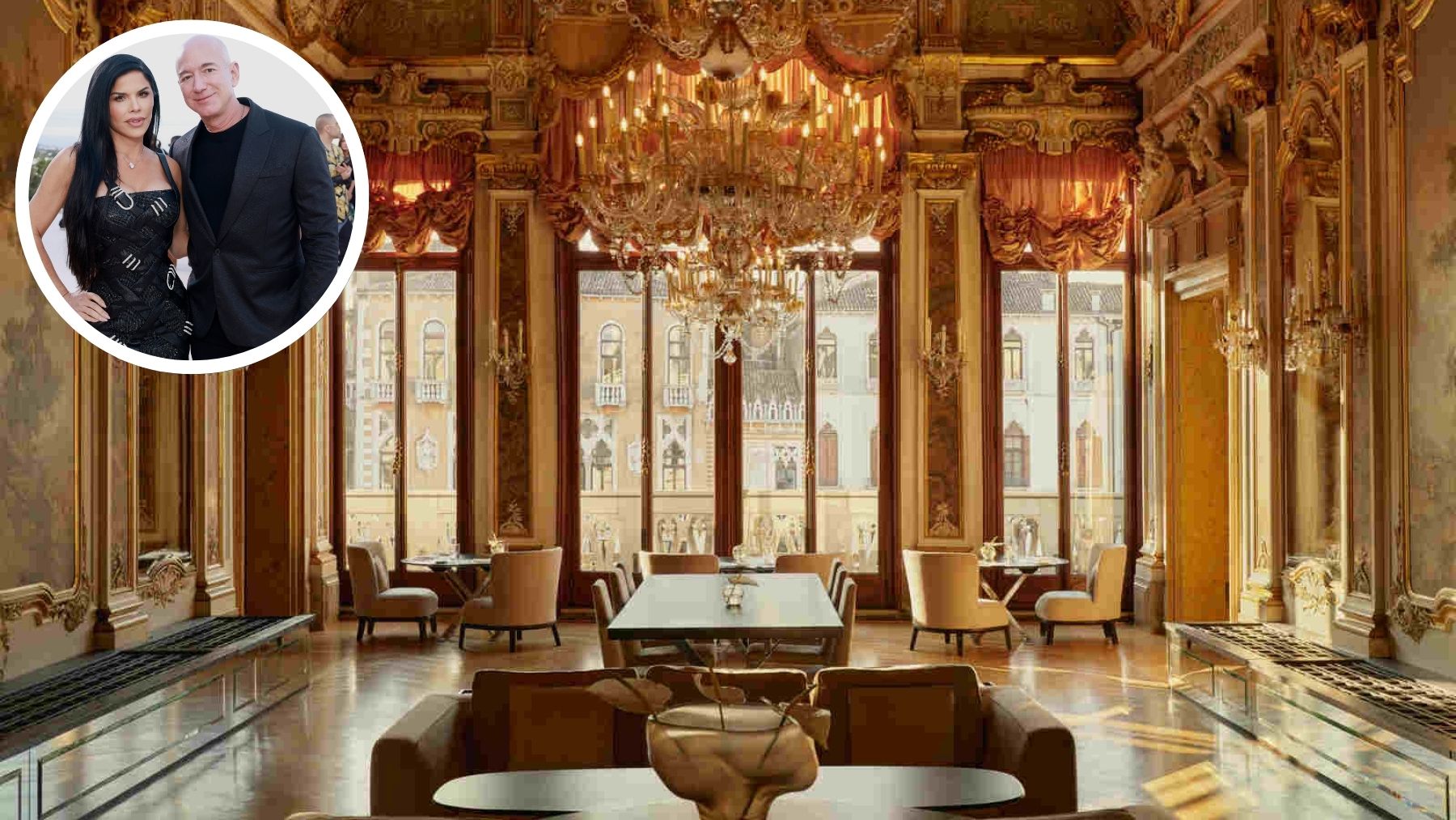 Hotel de Venecia de la boda de Bezos