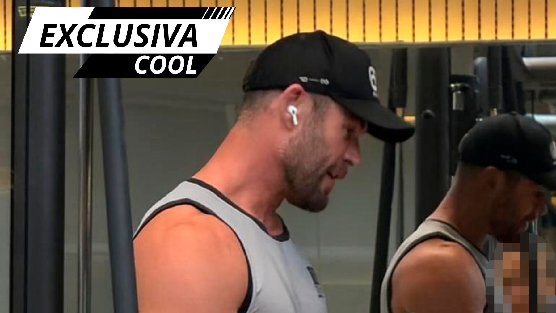FOTO EXCLUSIVA / Así entrena Chris Hemsworth en Madrid en uno de los gimnasios más exclusivos de la capital