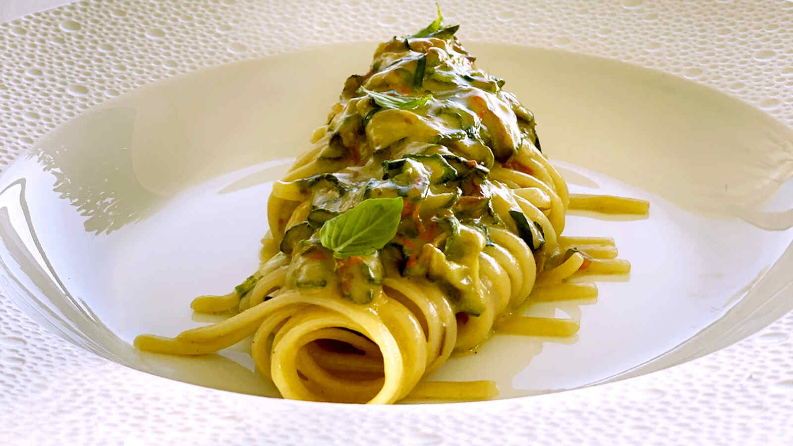 Spaguetti alla Nerano de Mellino