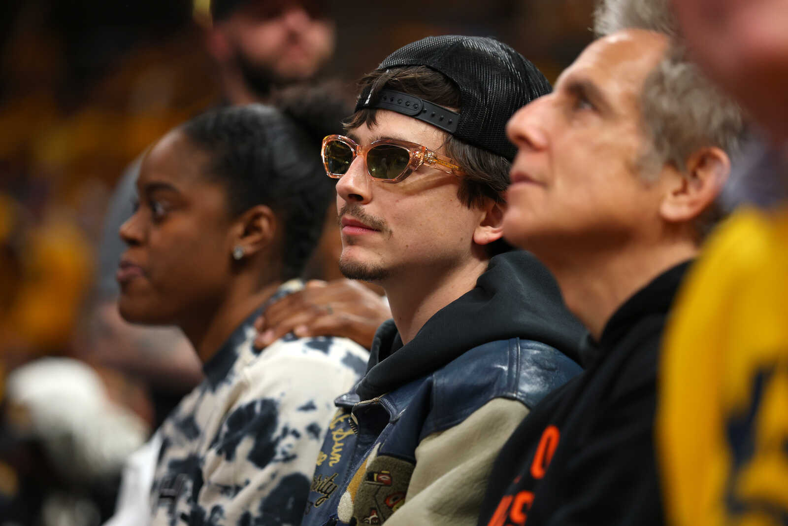 Timothée Chalamet con Ben Stiller