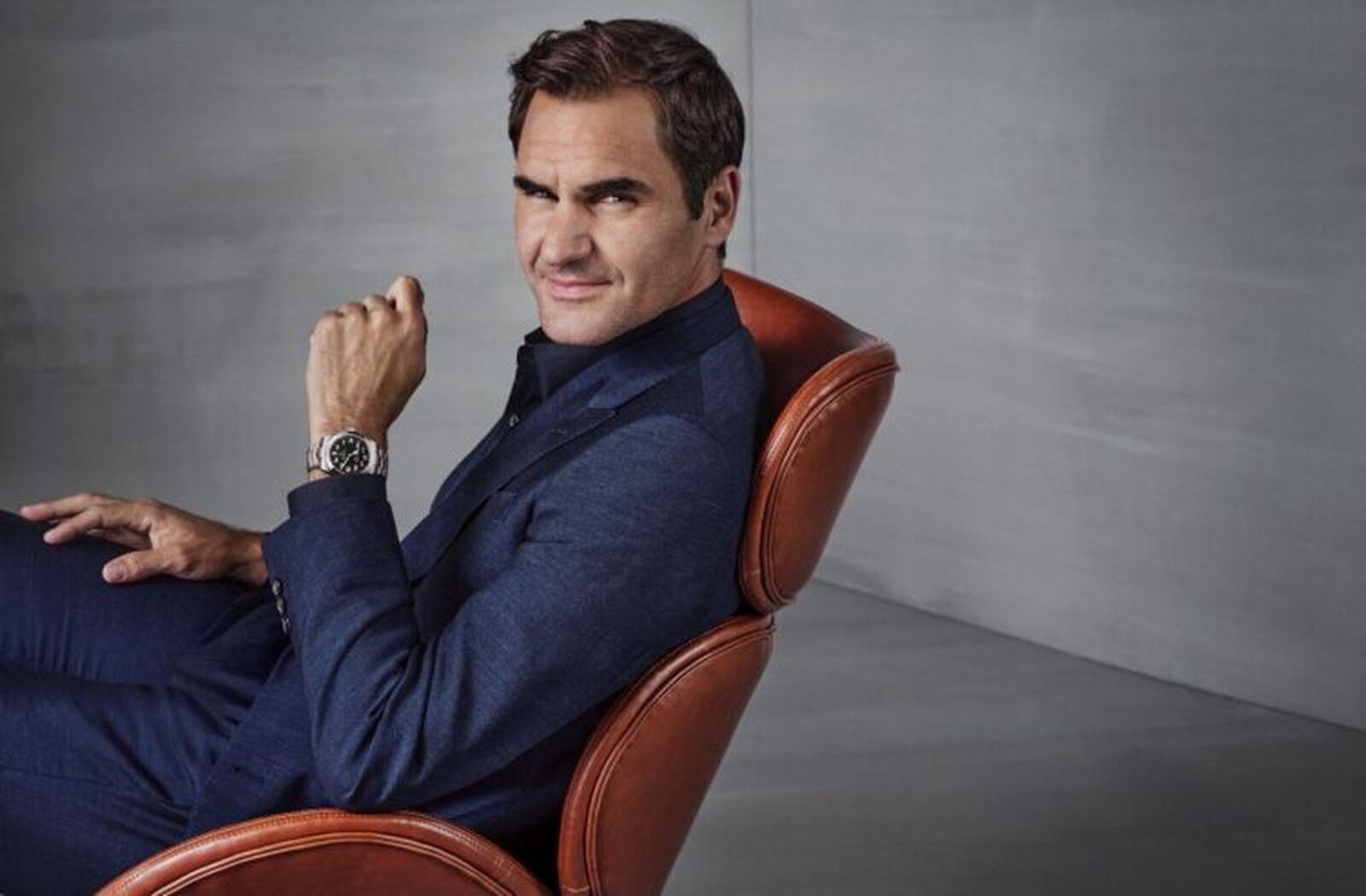Roger Federer con un Rolex