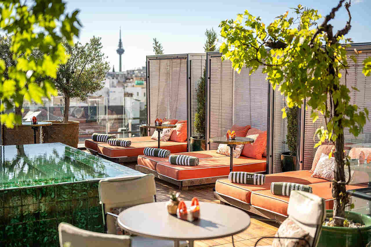 piscina terraza Madrid