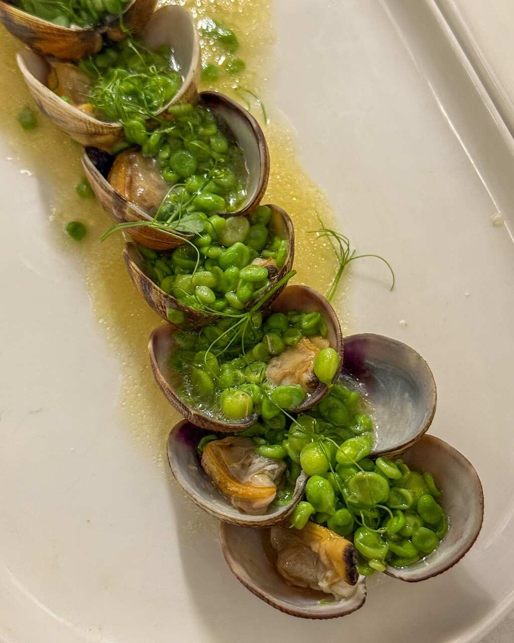 plato de comida marisco