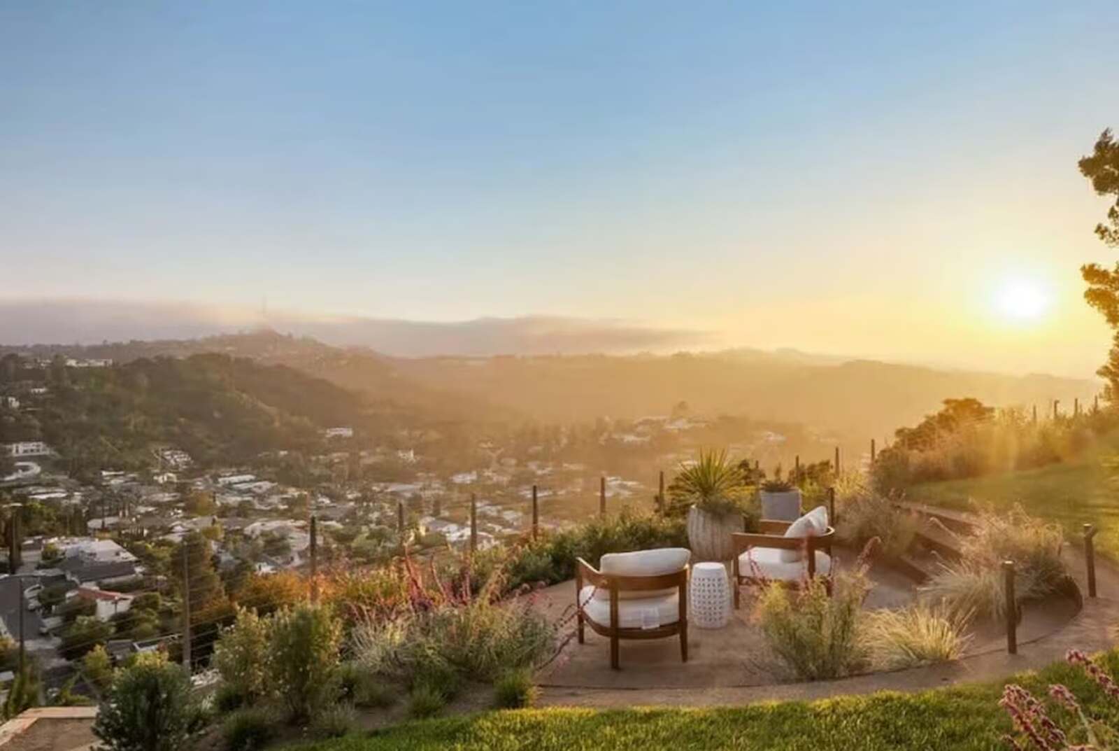 Vistas de la casa de Chris Evans
