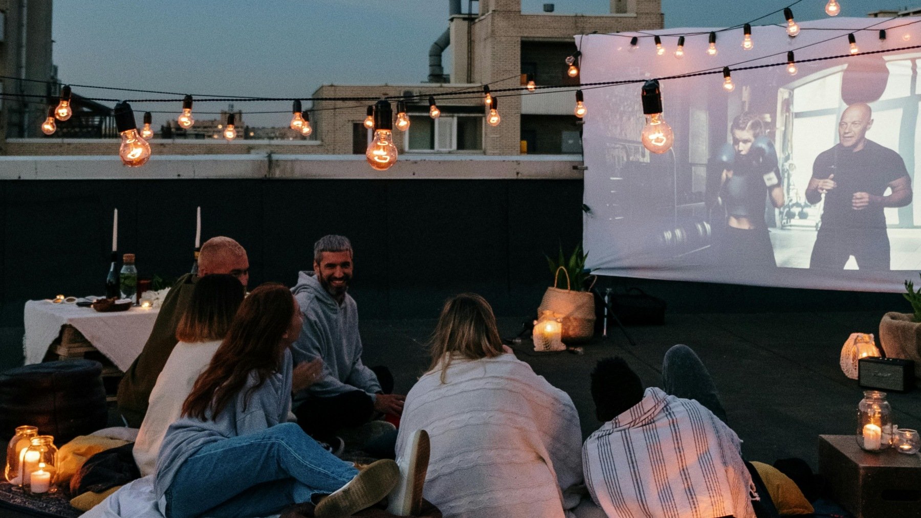 cine en la terraza