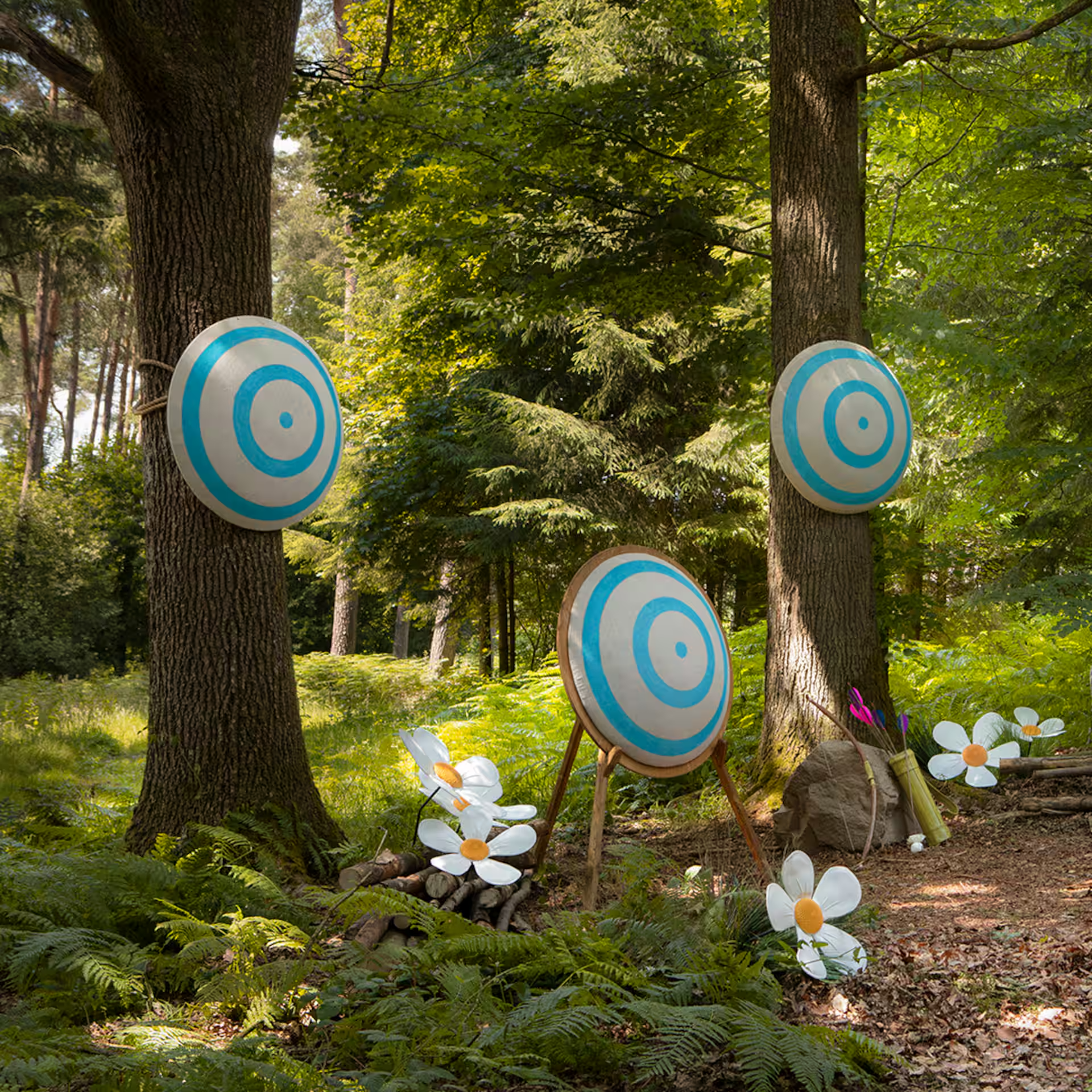 Dianas en los bosques mágicos de Bélgica