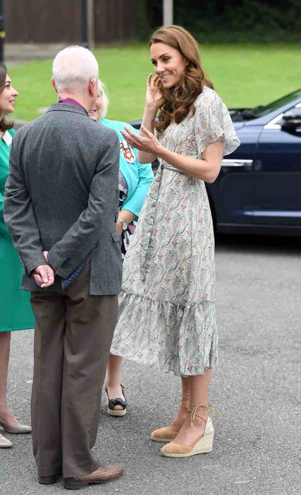 Kate Middleton con alpargatas