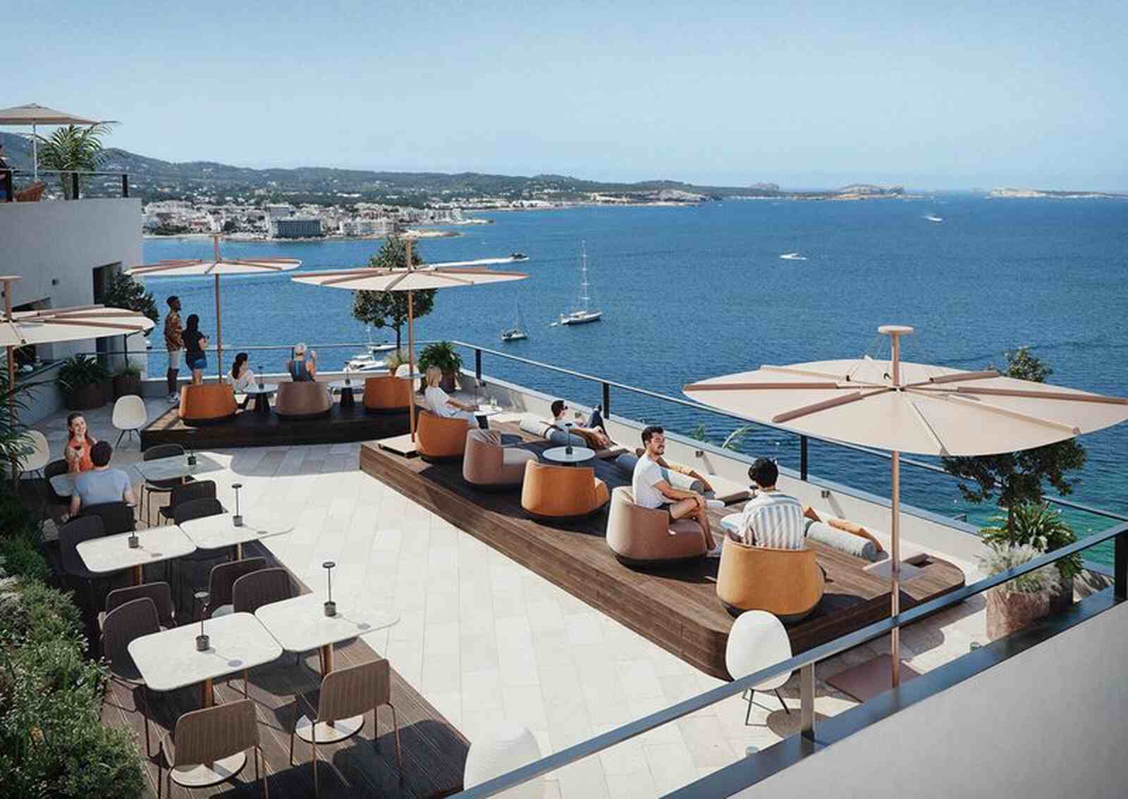 Terraza de Vibra Yamm en Ibiza
