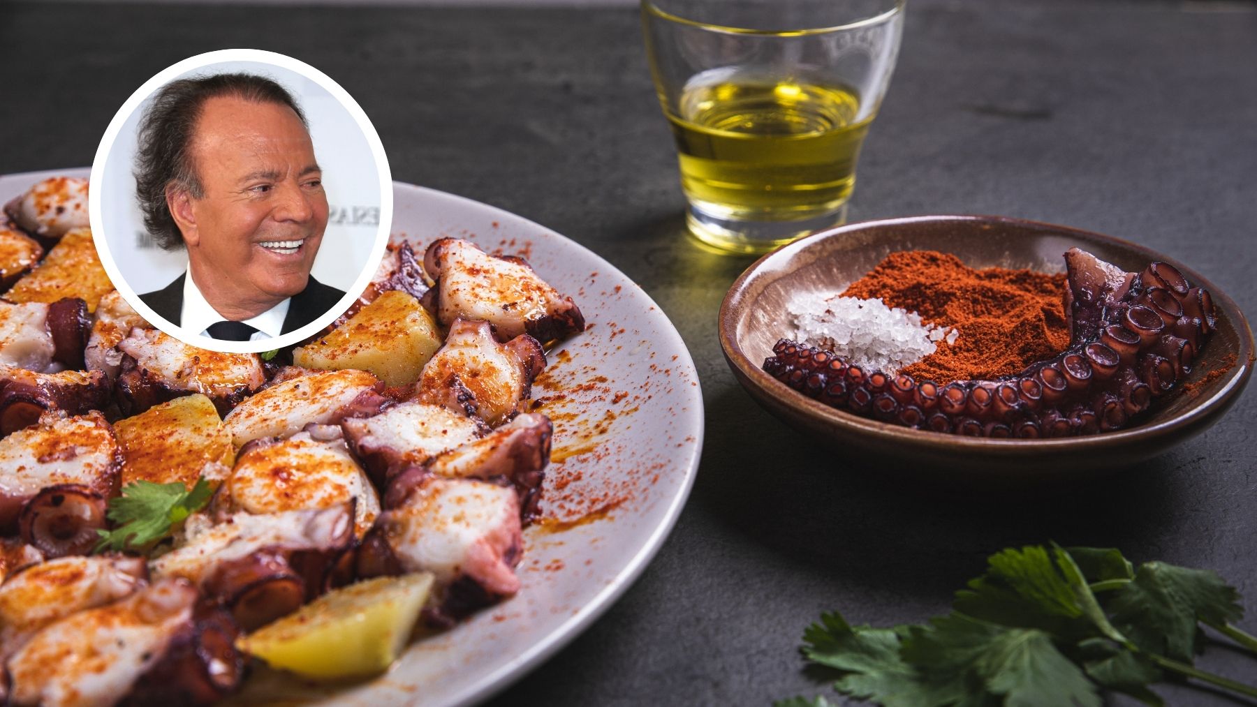 Pulpo, Galicia, Julio Iglesias