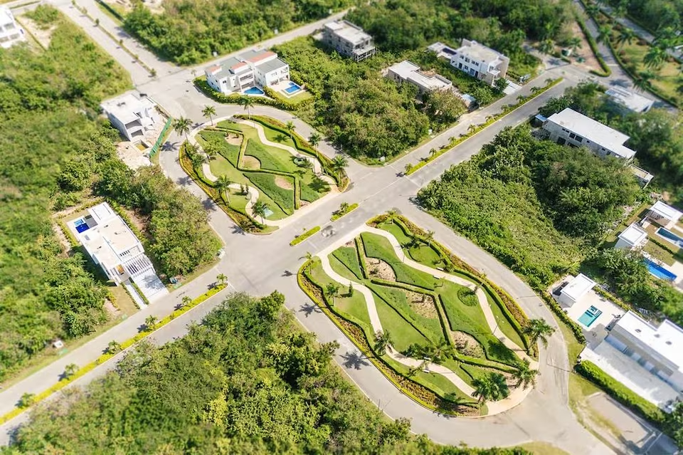 Exterior de la finca de República Dominicana