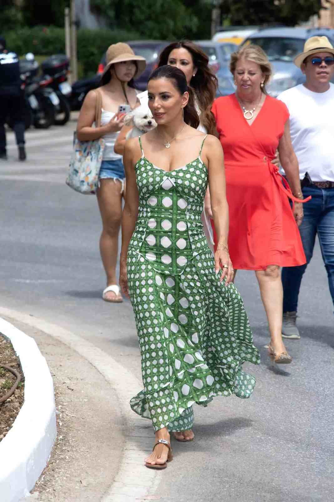 Vestido verde de Eva Longoria