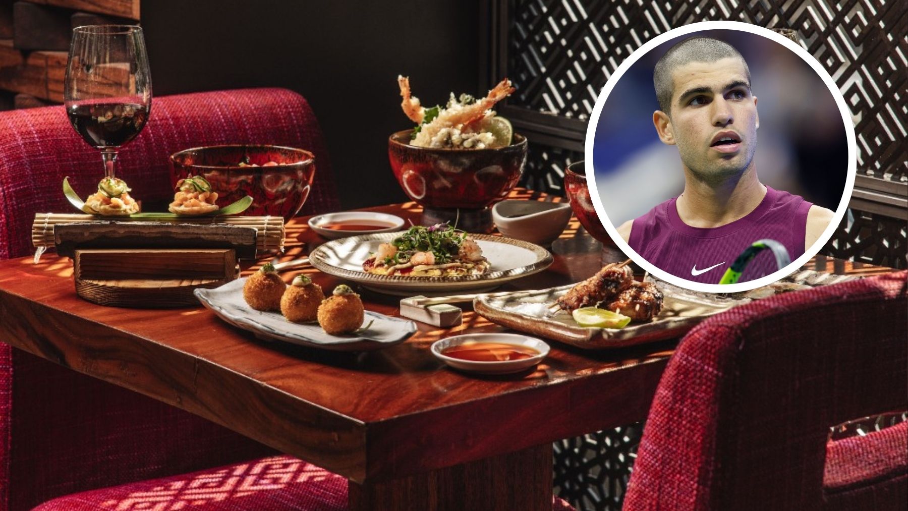 Carlos Alcaraz, restaurante Madrid