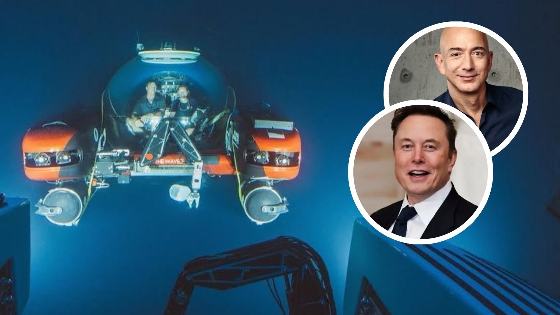 Un multimillonario paga 8 millones por bajar al Titanic y se espera que sea Jeff Bezos o Elon Musk