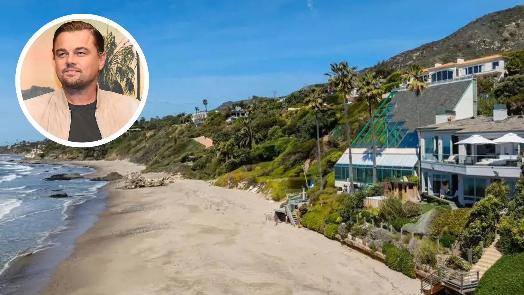 La mansión de Leonardo DiCaprio en Malibú se vende por 20 millones: vistas únicas y playa privada estilo ‘Gatsby’
