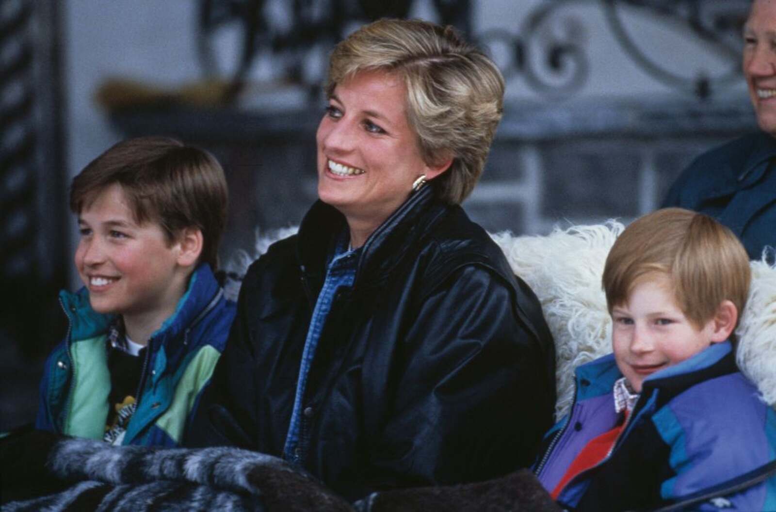 Diana de Gales con sus hijos