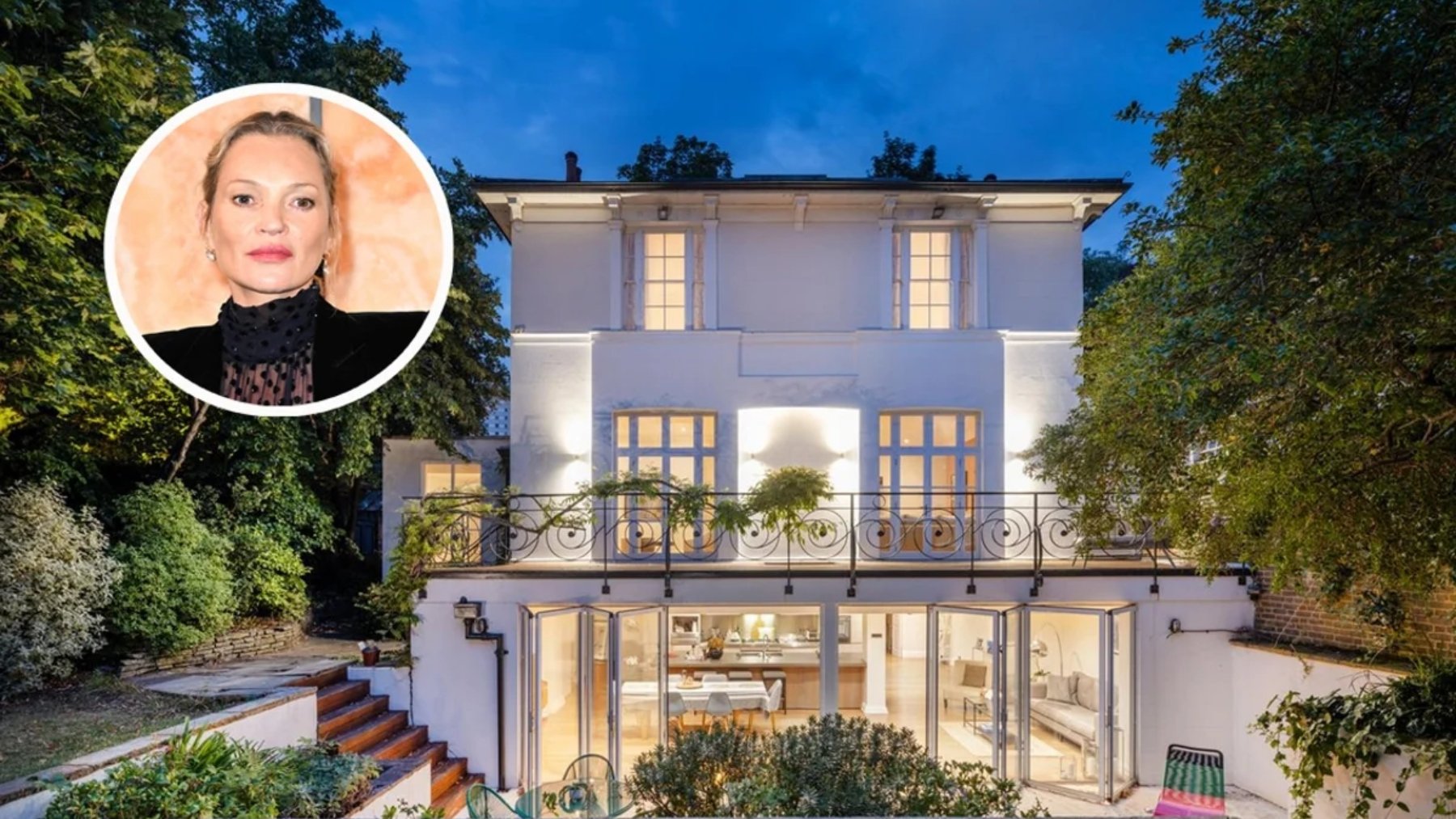 Kate Moss pone a la venta su mansión victoriana en Londres por 6,8 millones de euros