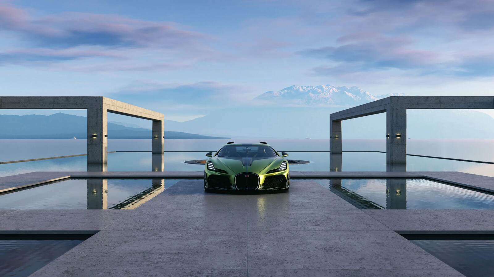 Foto general del nuevo Bugatti