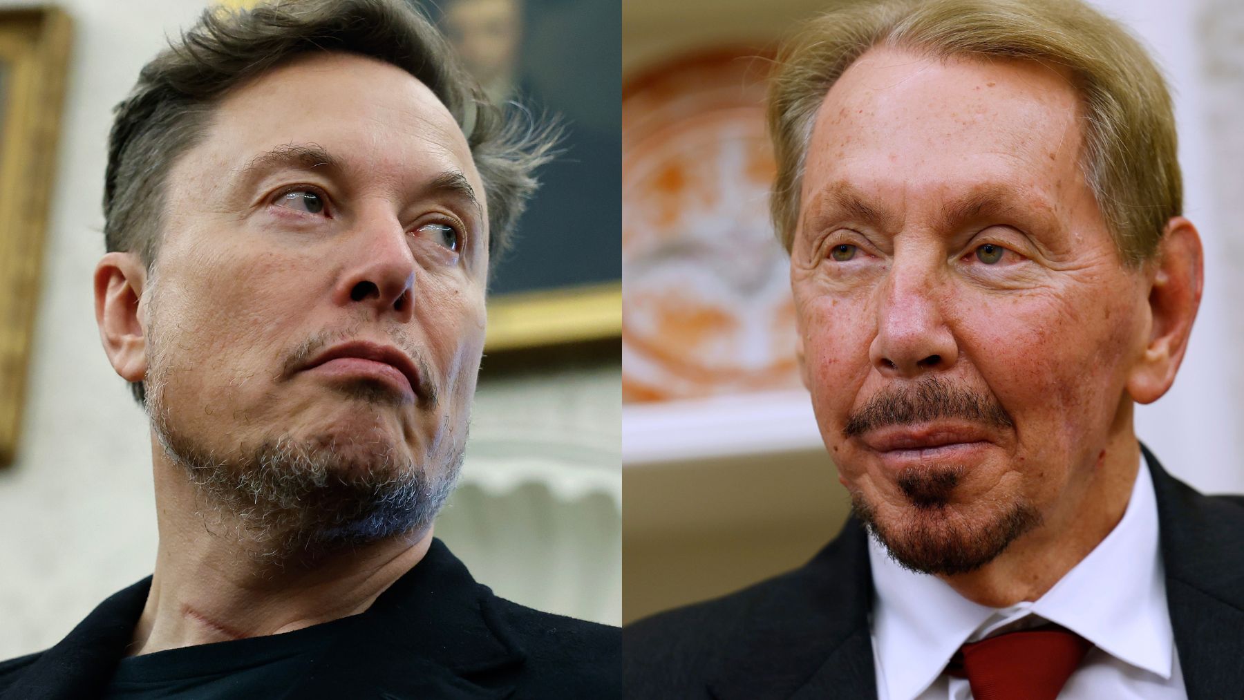 Elon Musk y Larry Ellison