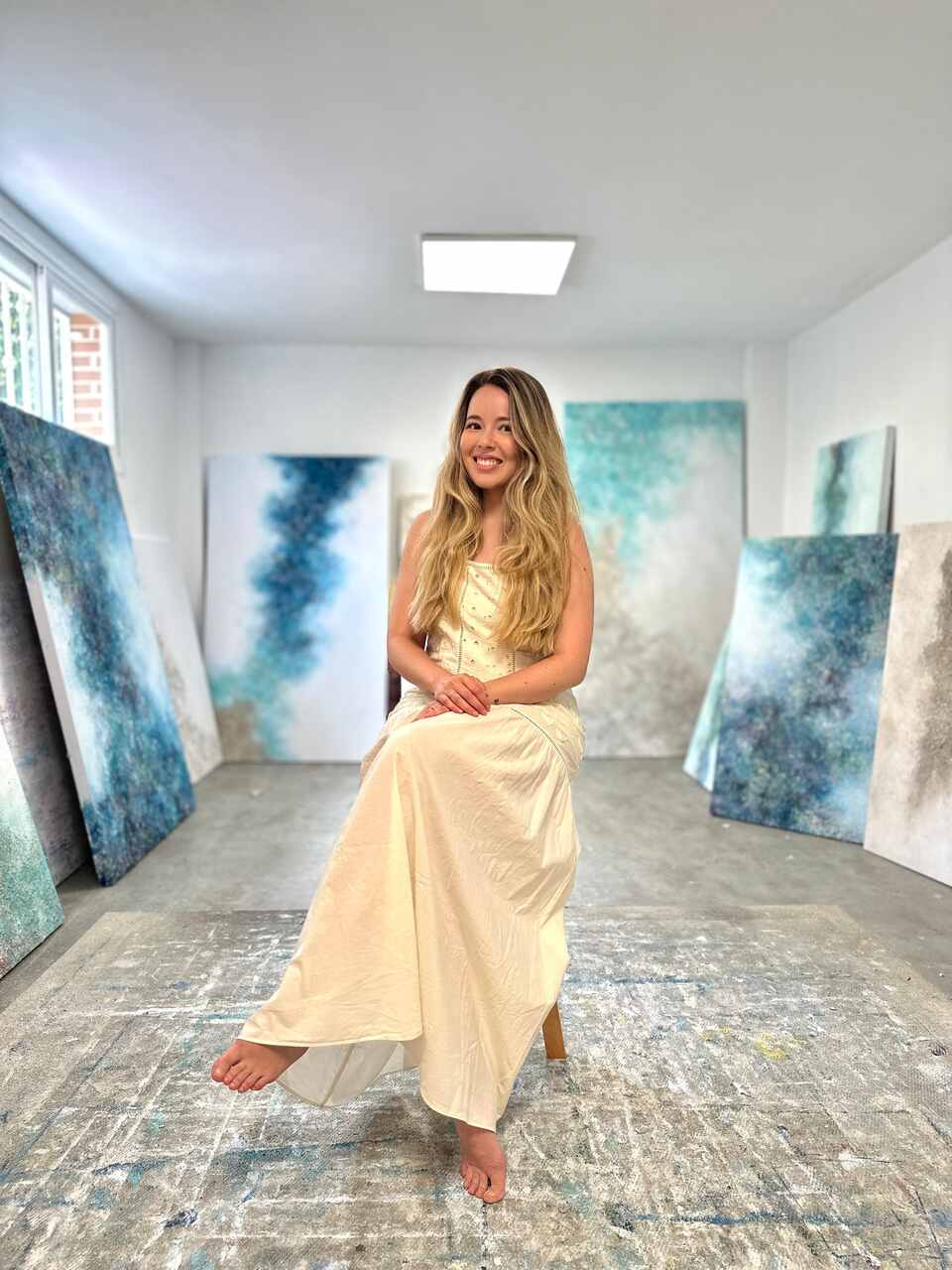 Arte contemporáneo olas del mar Tania Ciffer